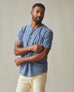 Men's Broken-In Premium Slub Henley Tee - Washed Denim